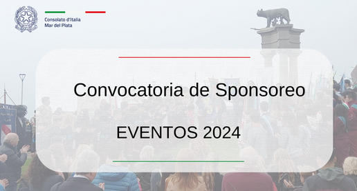 Convocatoria de Sponsoreo WEB
